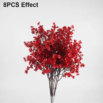 Artificial Fake Gypsophila Silk Flowers Home Table Bouquet Bridal Wedding Decor • £3.08