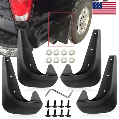 4PCS Car Mud Flaps Splash Guards For Front Or Rear Auto Accessories Universal US • $13.98