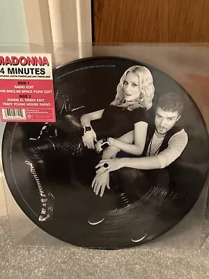 4 Minutes By Madonna 12” Picture Disc • £18