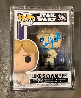 Mark Hamill Signed Luke Skywalker Star Wars Funk Pop! #594 Official Pix COA Auto • $675