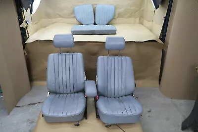 🥇73-85 Mercedes R107 Front & Rear Leather Seat Set Oem • $1039.99