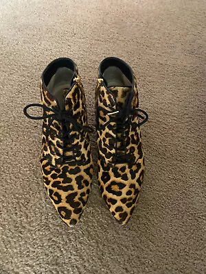 Womans Michael Kors Multicolor Animal Print Ankle Boots - Size 10M • $29.50