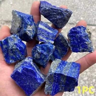 Raw Rough Lapis Lazuli Blue Stone Rocks Crystal Mineral Specimens Collection DIY • $7.79