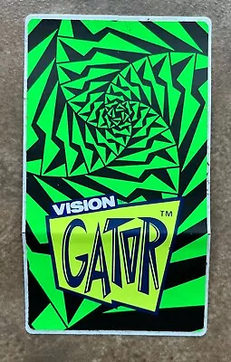 Vintage - NOT REISSUE - 1980's Mark Gator Rogowski Sticker NOS Black/Green • $20