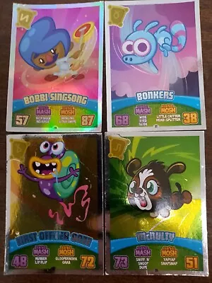 Moshi Monsters Mash Up Cards S3: Bobbi Singsong McNulty Bonkers 1st Officer Ooze • $4.92