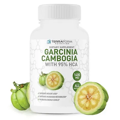 $12.95 • Buy 100% Pure GARCINIA CAMBOGIA Extract – 95% Natural HCA 1400mg – Fast Weight Loss