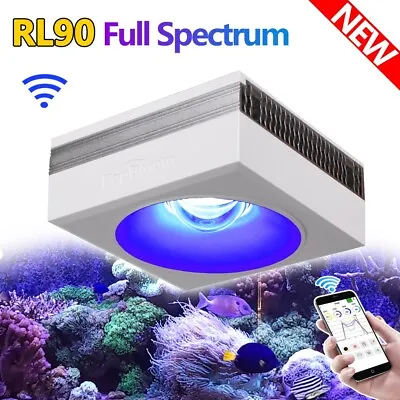 PopBloom Dimmable LED Aquarium Light Full Spectrum For Reef Coral Marine Tank • $165.60