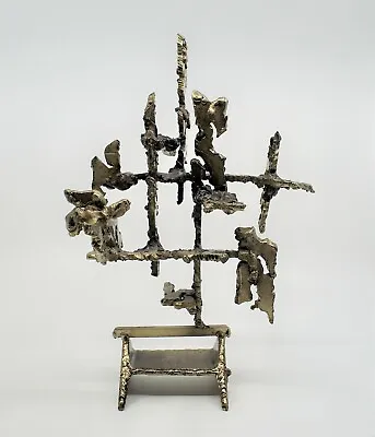 MARCELO FANTONI Welded Bronze Sculpture (11 H/27.5 Cm.) -- Mid-Century Classic • $750