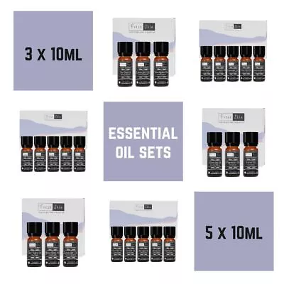 Essential Oil Sets - 100% Pure Certified & Natural Essential Oils Aromatherapy • £5.99