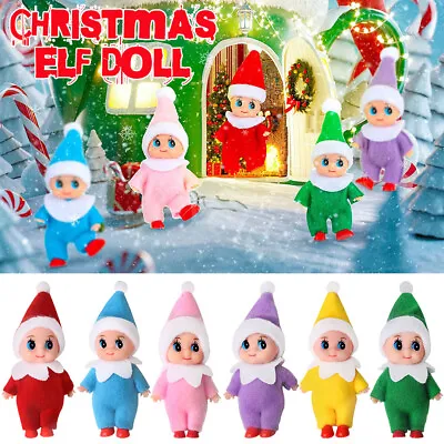 $8.99 • Buy Christmas Tree Elf Doll Home Oranments Kids Baby On The Shelf Elf Toy Gifts Xmas