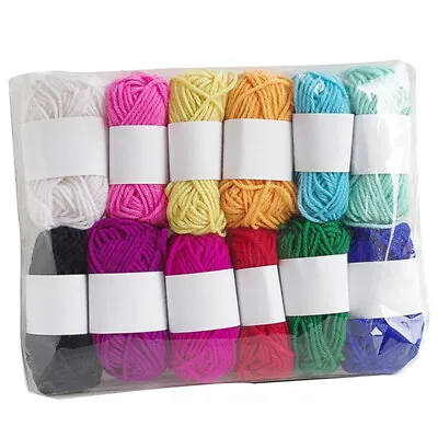 £10.51 • Buy 12pcs Bulk Yarn Clearance Diy Yarn Crochet Wool Yarn Knitting Yarn