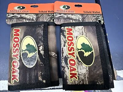 NEW! MOSSY OAK TRIFOLD  Camouflage Kids Wallet Adult Wallet 8 Pockets Billfold • $3.99