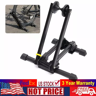 Bike Floor Parking Rack Storage Stand Bicycle Mountain Bike Holder Foldable TOP • $27.55