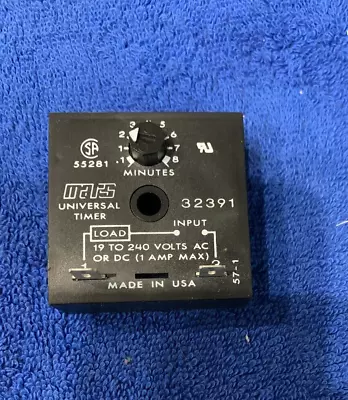 New Mars 32391 Delay On Make Solid-State Delay Timer 1A 19-288V Dual Adjustable • $15