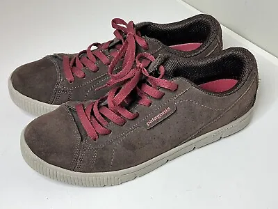 Patagonia Men's C-Street Lace-M Size 11.5 US Fashion Brown Suede Shoe Sneaker • $24