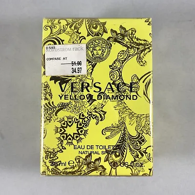 Versace Yellow Diamond 1.0oz EDT Spray For Women New In Box 30ml Perfume • $39.99