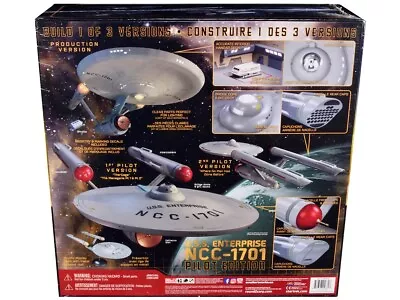 Star Trek Ncc 1701 Enterprise W/pilot Edition Parts 1:350 Model Kit - Pol993m • $199.99