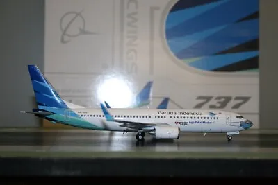 JC Wings 1:200 Garuda Indonesia Boeing 737-800 PK-GFQ (LH2257) Model Plane • $178