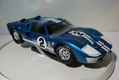 1966 Ford GT 40  #2  Dan Gurney & J. Grant  1966 Sebring   Shelby 1:18 Blue  BIN • $68.95
