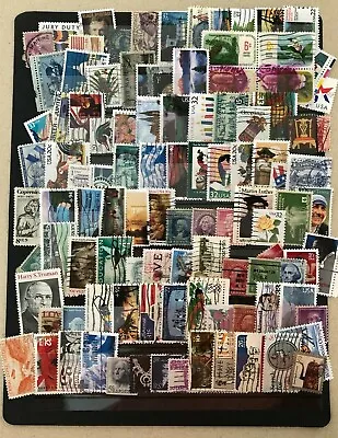 Stamps - United States USA Collection Packet Of 100 Different Stamps Used • $4.45