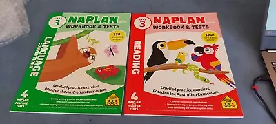 Year 3 NAPLAN* Style Reading Workbook And Tests And Language Conventions NEW • $29.99