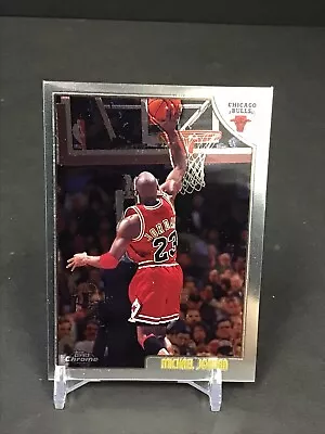 1998-1999 Topps Chrome Preview Michael Jordan #77 Basketball Card • $40