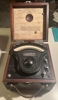 Vintage 1923 General Electric Ammeter 30/60 Capacity Type P-3 - From Lynn Works • $54.95