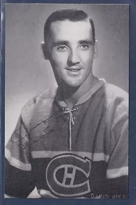 1960' Canadiens Postcards #NNO Jacques Plante - Photo By David Bier • $59.99