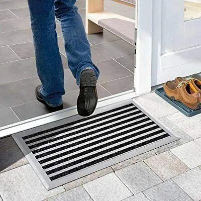 NEW Nicoman Aluminium Barrier Dirt Trapper Door Mat Metal Scrape Doormat UK Sel • £60.95