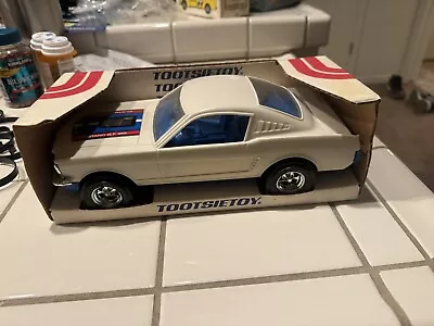*VTG* 80's Plastic Tootsietoy 1965 Ford Mustang GT  Fastback Plastic Toy Car • $55