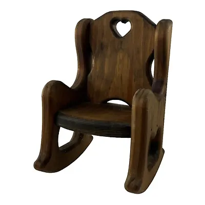 Doll Wooden 8 Inch Vintage Rocking Chair  • $25.49
