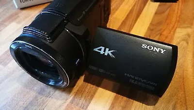 SONY FDR AX53 4K Camcorder..Super Condition - Two Batteries - Boxed. • £649