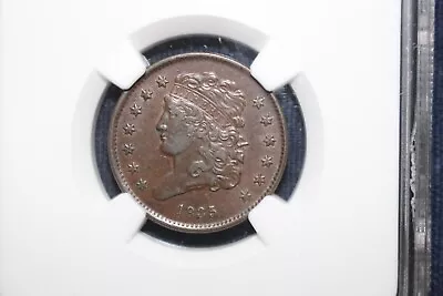 1835 Classic Head Half Cent C-1 Variety ~ Ngc Au50 Bn • $199.95