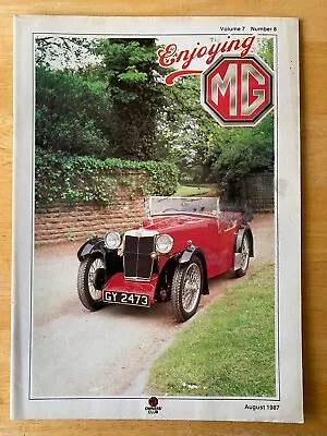 Enjoying Mg Aug 1987 Holly Carburettors Mgb Gt V8 Diy Mg Restoration Mg 87 • $7.45