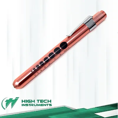 Nurse Led Medical Pen Light W/ Pupil Gauge For Nursing Students Doctor First Aid • $6.99