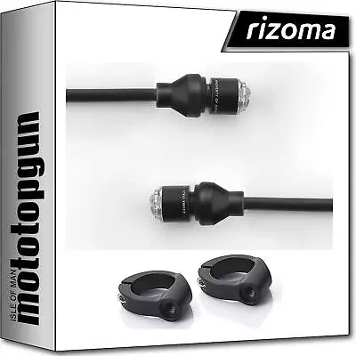 Rizoma Fr070bm Couple Led Turn Signal Front + Mirror Kit Yamaha Fj-09 2017 17 • $147.44