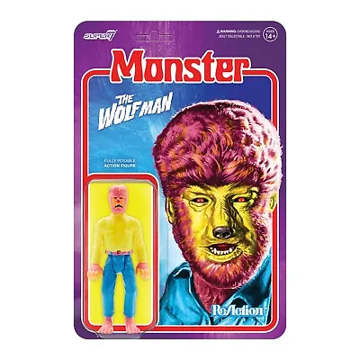 The Wolfman (Costume Colors) Super 7 ReAction Figure • £10