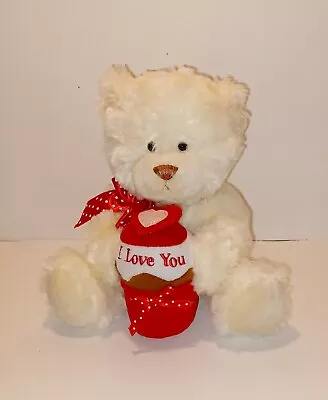 Ganz Cupcake I Love You Teddy Bear Stuffed Animal Plush 9  • $7.64