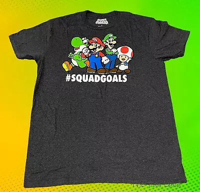 New Nintendo Super Mario Bros Movies #SquadGoals Mens T-Shirt • $19.95