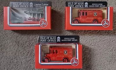 £10.50 • Buy LLEDO - ISLE OF MAN POST OFFICE -  Job Lot Of 3 - All Boxed 1990 To 1991
