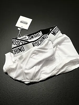 Moschino Luxury Mens Underwear - Trunk Style - Logo Waistband - Stretch - NWT • $35