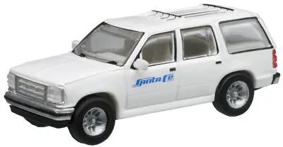 Atlas N Scale 1993 Ford Explorer (Assembled 2-Pack) Santa Fe/ATSF (White/Blue) • $26.99