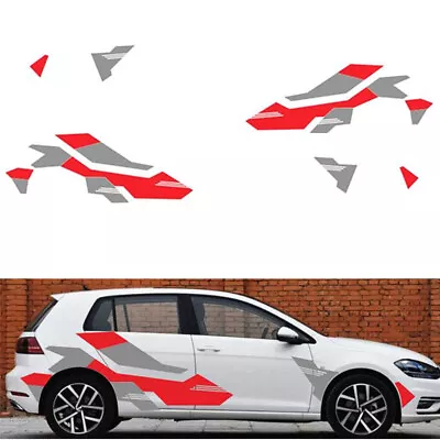 Racing Sport Graphics Decal Vinyl Stickers Car SUV Body Doors Side Fender Decor • $108.09