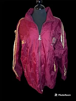 VINTAGE SAN FRANCISCO 49ERS Pro Line By STARTER WINDBREAKER ZIP UP SIZE XL • $69.99