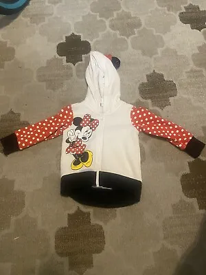 Disney White Minnie Mouse Jacket 2T • $11.99