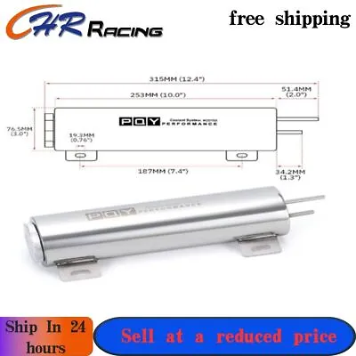 12.4 X3  Stainless Steel Radiator Coolant Reservoirs Overflow Tank HotRod • $25.90