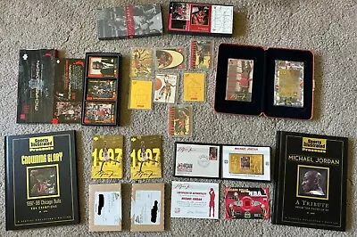 Amazing Michael Jordan Basketball Cards Plus Collectibles. Gold Foil/Floor Piece • $40