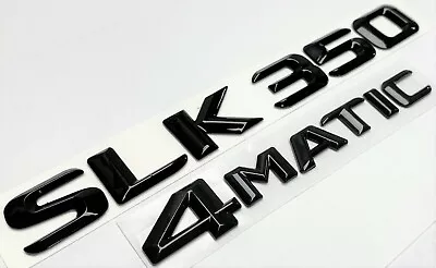 1 Slk350 +4matic Fit Mercedes Rear Trunk Emblem Badge Nameplate Decal Number • $18.95
