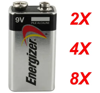 Energizer Max 9V Volt Alkaline Battery Batteries Brand New Free Postage • $27.99