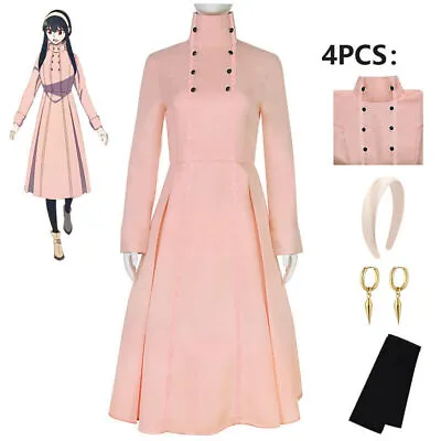 Anime SPY×FAMILY Cosplay Costume Dress Yor Forger Halloween Party Outfit Clothes • $52.82